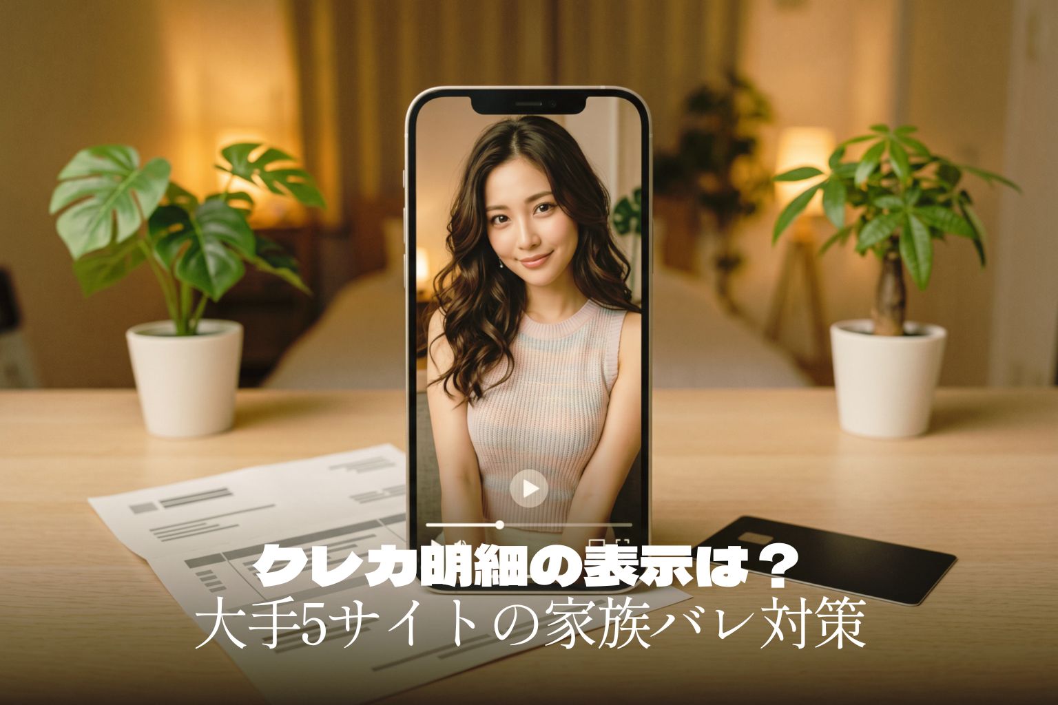 クレジットカード明細に何て表示される?5サイトの家族バレ対策まとめ